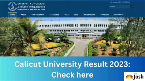 Calicut University Result 2023 OUT at results.uoc.ac.in: Direct .